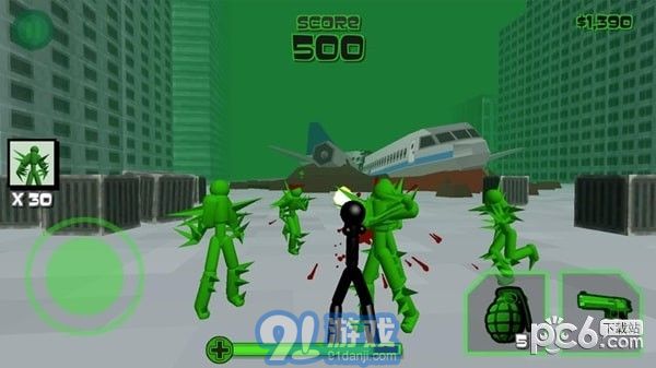 火柴人僵尸射击v1.7截图1