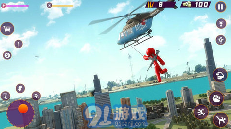 火柴人城市英雄v1.5截图1