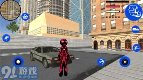 火柴人绳索红蜘蛛侠无限金币版v1.6截图1