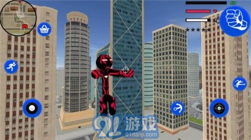 火柴人绳索红蜘蛛侠无限金币版v1.6截图3