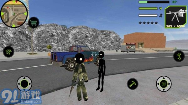 火柴绳索勇者越野战v1.75截图1