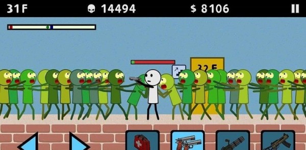 火柴人与枪3僵尸射手v1.9截图1