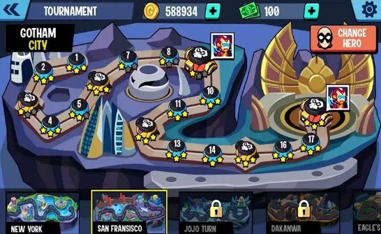 火柴人勇士超级暗影格斗v1.9.13截图2