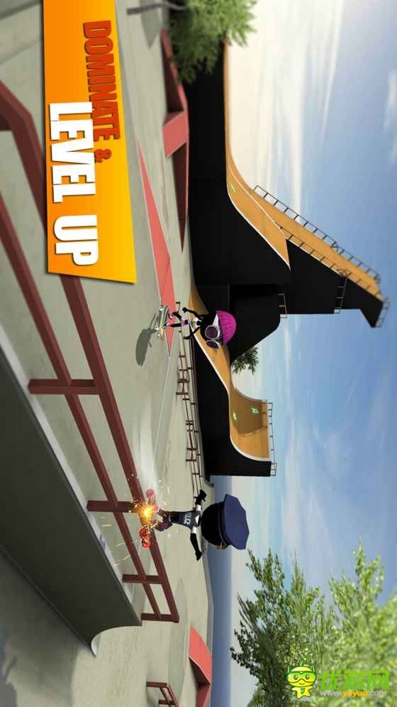 火柴人滑板对决3Dv1.7截图4