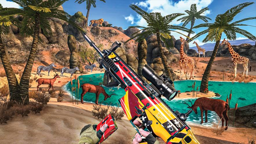 可怕的大猩猩动物狩猎苹果版v1.6截图1