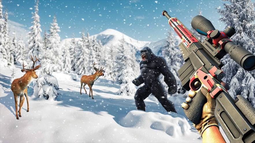 可怕的大猩猩动物狩猎苹果版v1.6截图3