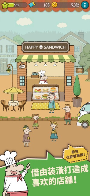 Happy Sandwich Cafev1.5截图5