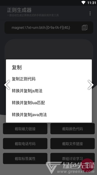 正则生成器手机版vV1.6截图1
