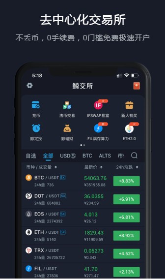鲸交所WhaleEx安卓版v5.11.5截图4