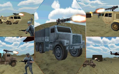 沙漠军事基地:战争卡车v1.3.4截图2