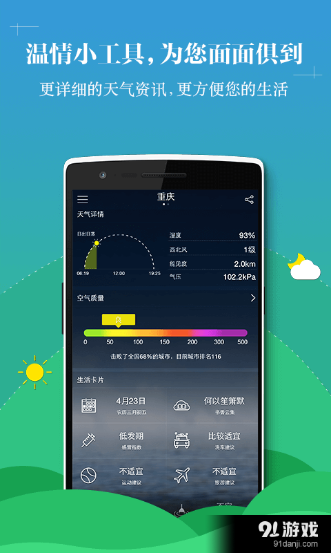 天气预报即时更新v6.9.10截图1