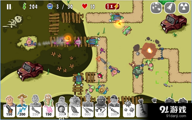 沼泽防御2v1.17截图1