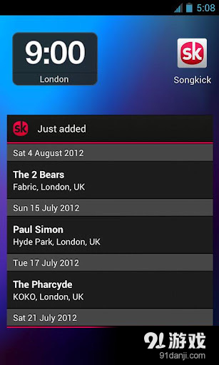 演唱会日程 Songkick Concertsv2.17截图2