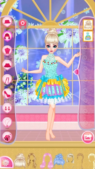 艾莎化妆舞会魔幻装扮v1.3.3截图2