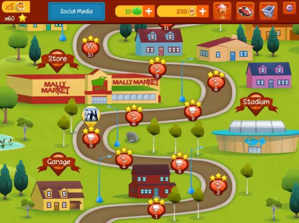 加菲猫卡丁车v1.5截图2