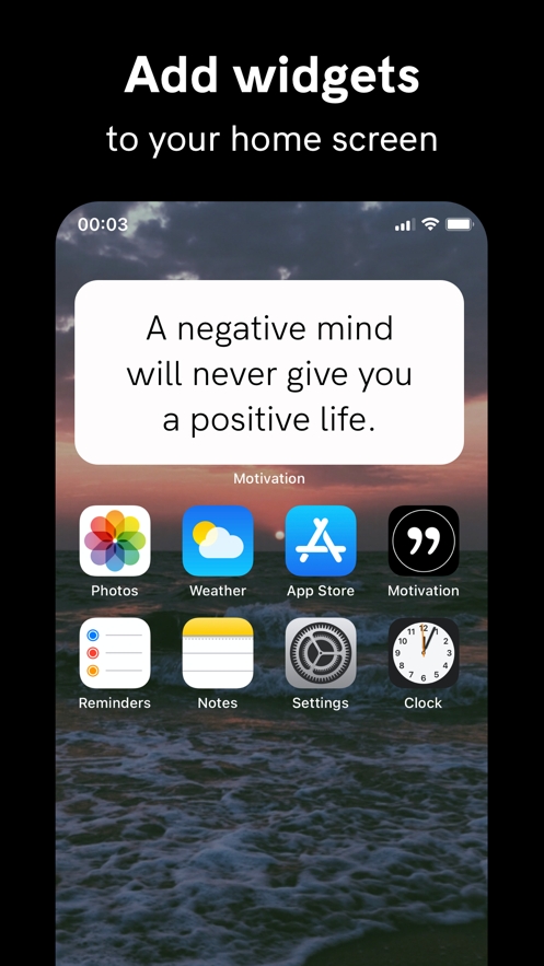 Motivation(IOS每日语录小组件)v3.64截图2