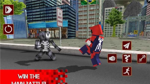 3D方块蜘蛛人英雄突变v1.7截图4