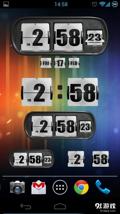 3D Animated Flip Clock W...v5.6.5截图1