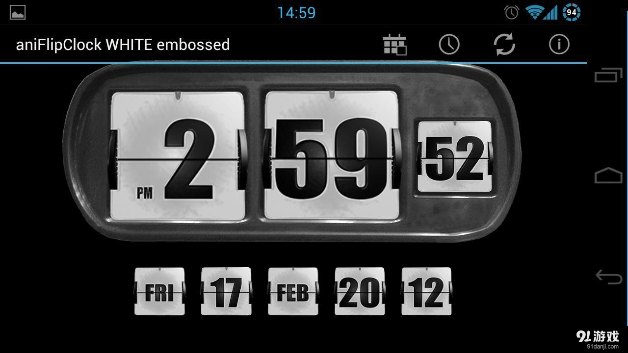 3D Animated Flip Clock W...v5.6.5截图3