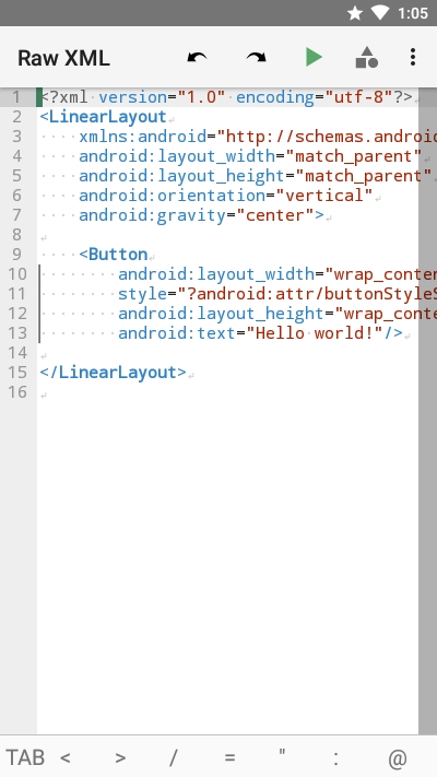 VisualXML(Layoutxml编辑器)v1.12截图1