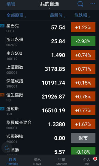 自选股v11.12.4截图2
