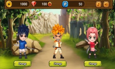 终极之战:忍者狂奔修改版v1.8截图1