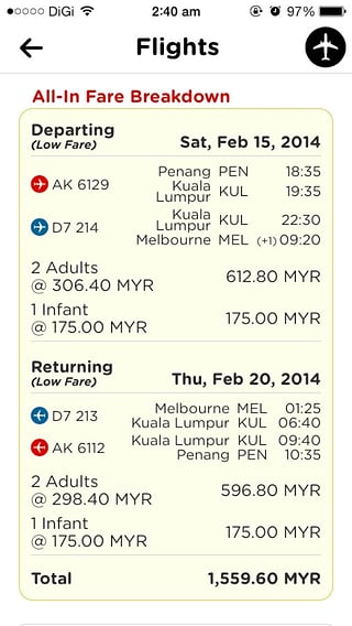 亚洲航空手机版v4.7.9截图2
