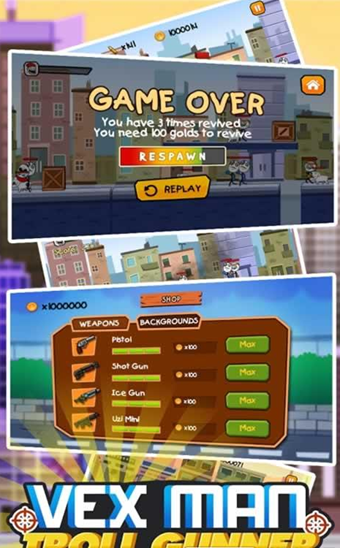 火柴人手枪跑酷v1.7截图4