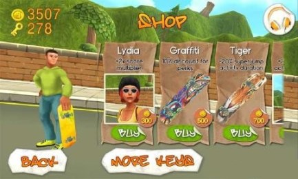 疯狂的滑板下坡v1.3.5截图2