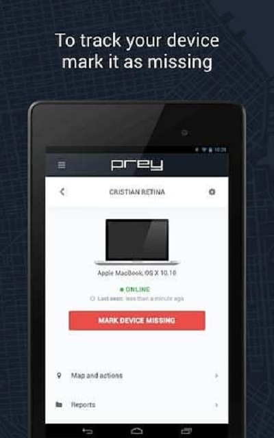 手机锁定Prey appv1.8.6截图1