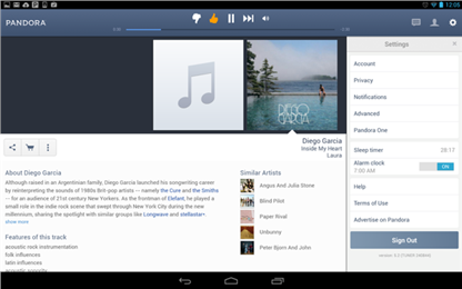 Pandora Radiov5.14截图3
