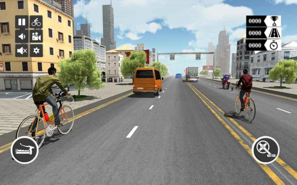 自行车赛车和四人特技v1.9截图1