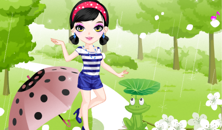 女孩在雨中装扮v1.8截图4