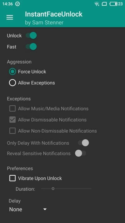 InstantFaceUnlock插件v2.4.4截图1