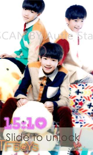 正太男团tfboys九宫格锁屏v1.9截图1
