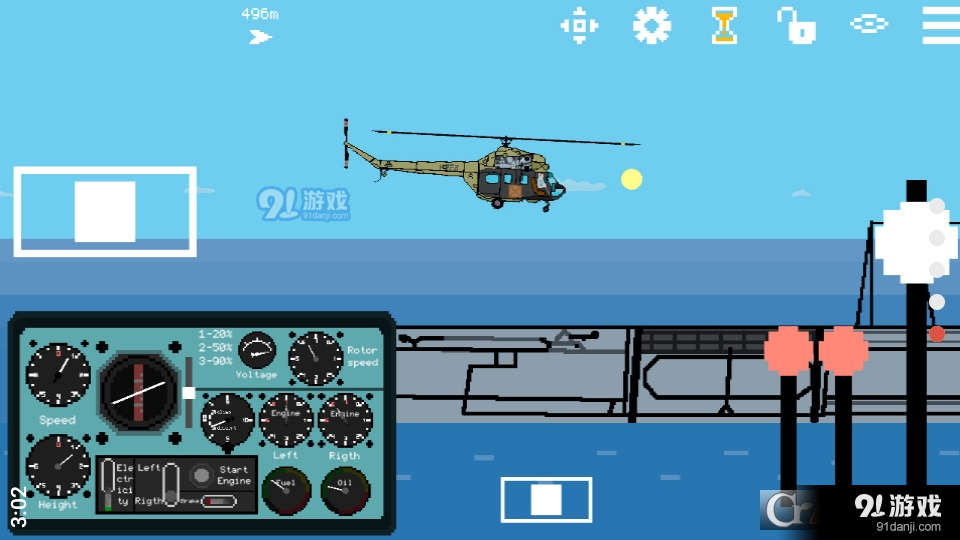 像素直升机模拟器v1.5截图1