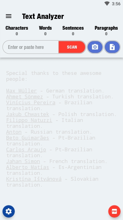 Text Analyzer文字分析器v1.8截图1