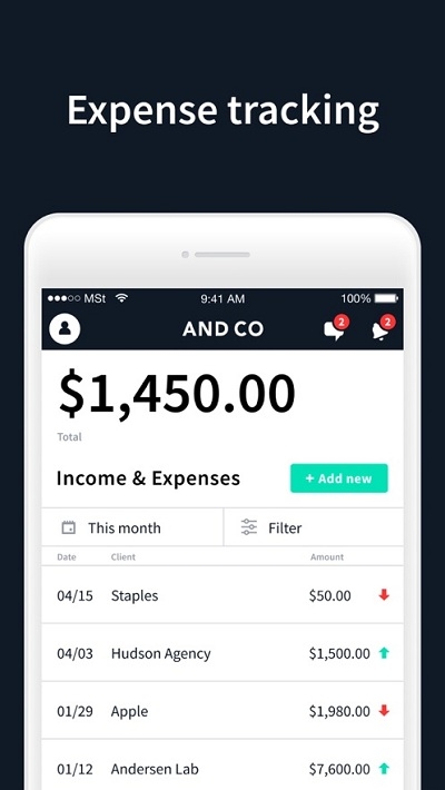 AND.CO发票和费用v3.4.10截图3