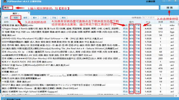 p2psearcher云播v3.8截图3
