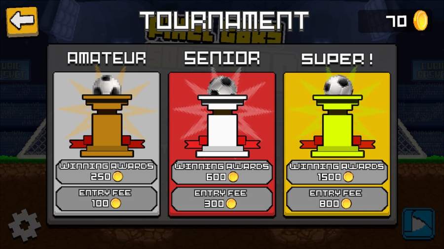 双人像素汽车足球v1.13截图1