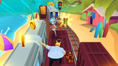 地铁跑酷孟买万圣节v3.39.5截图3