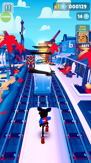 地铁跑酷根灿魔改夏威夷v3.06.3截图3