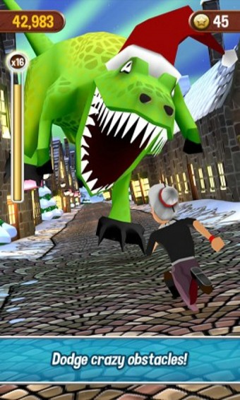 愤怒的老奶奶玩酷跑圣诞安卓版v1.6截图2