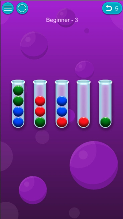 泡泡色彩排序安卓版v1.5截图2