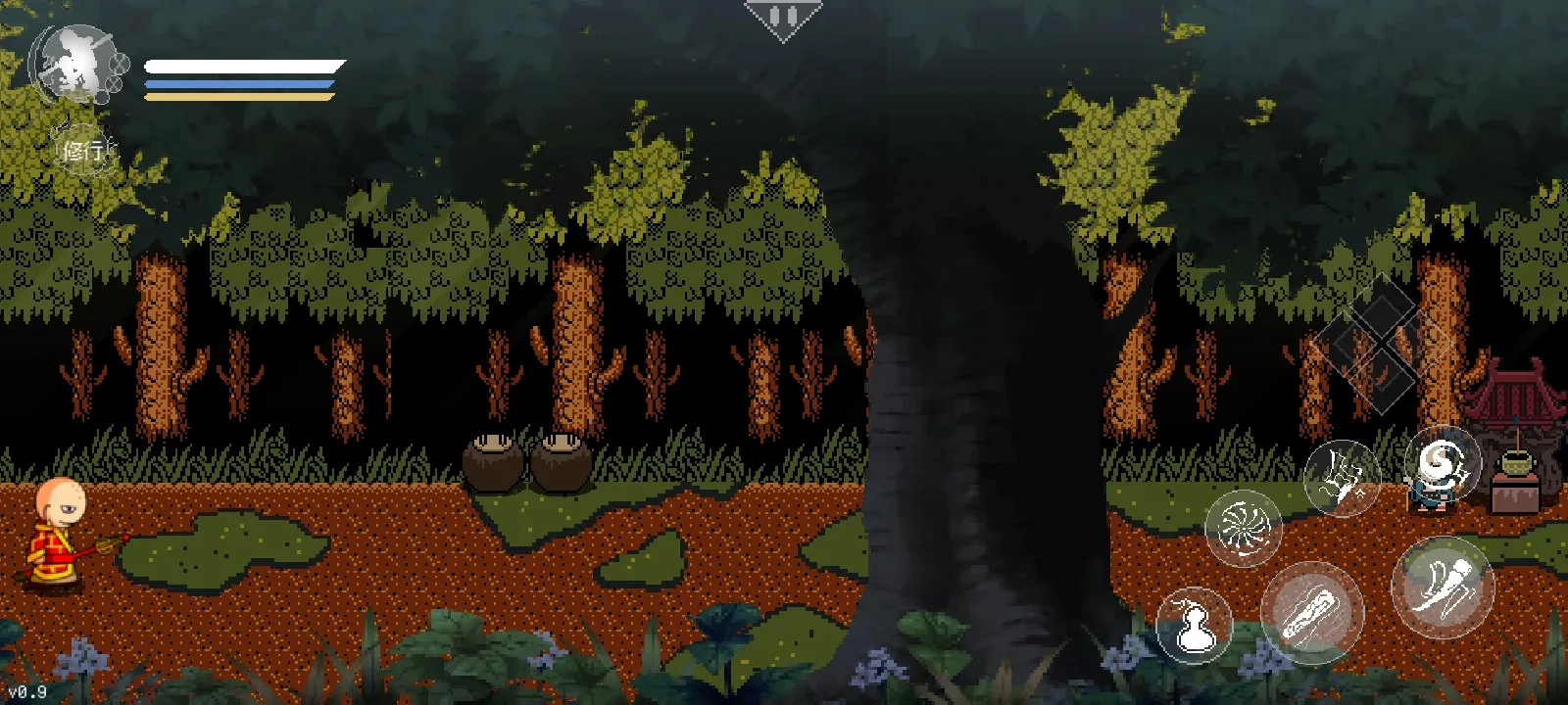 黑神话像素版唐三葬模组存档版v0.9截图1