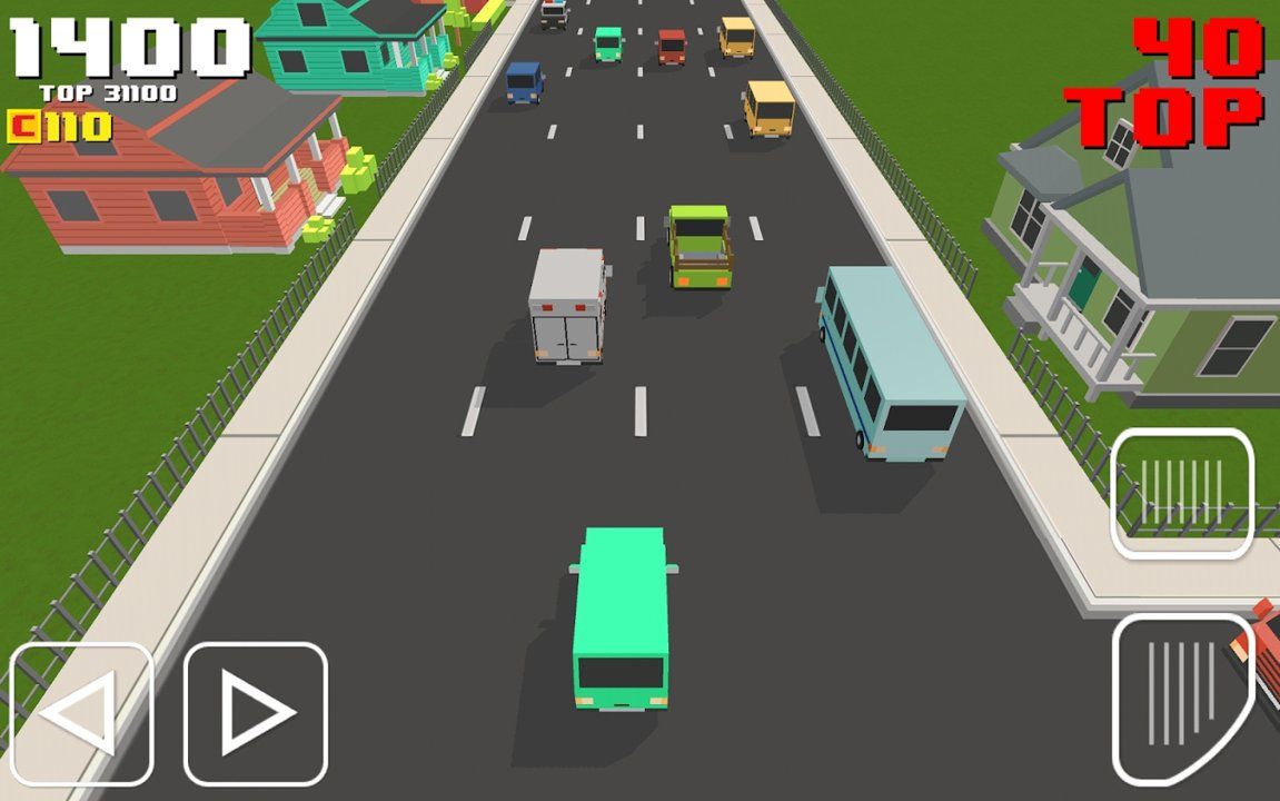 斑驳的公路赛车(Blocky Road Racer)v2.6截图3