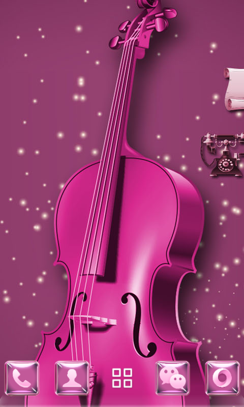 紫魅琴弦3D主题桌面v3.10.12截图1