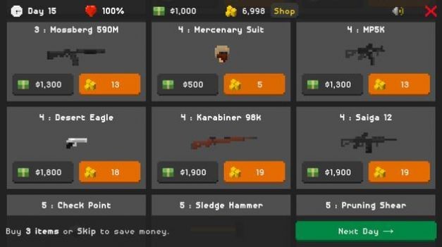 僵尸射击与防御v1.8截图2