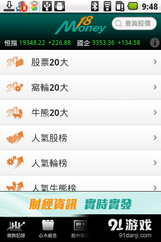 Money18 报价及股市资讯v2.26截图4