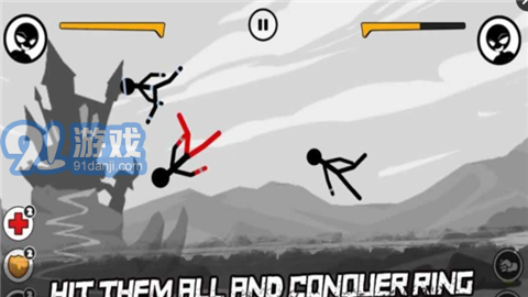 火柴人格斗失重战场v1.0.8截图1